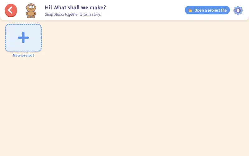 The my-projects list screen.